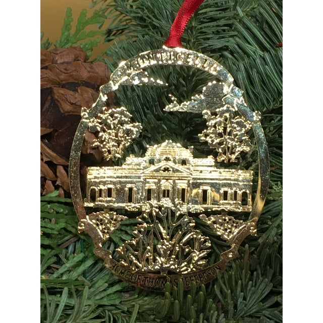 Monticello Christmas Tree Ornament Chairish