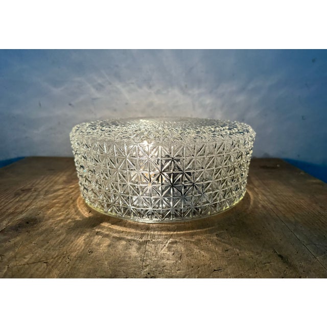 Vintage Glass Wall Light, 1970s For Sale - Image 14 of 15