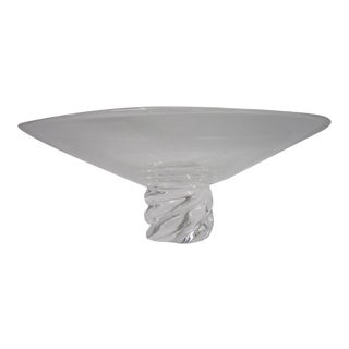 1985 Signed Steuben Glass Bowl For Sale