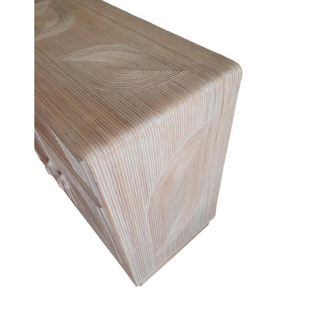 Split reed side board/cabinet 80 x 80 x 40 cm Split reed side board/cabinet 80 x 80 x 40 cm 1970s.