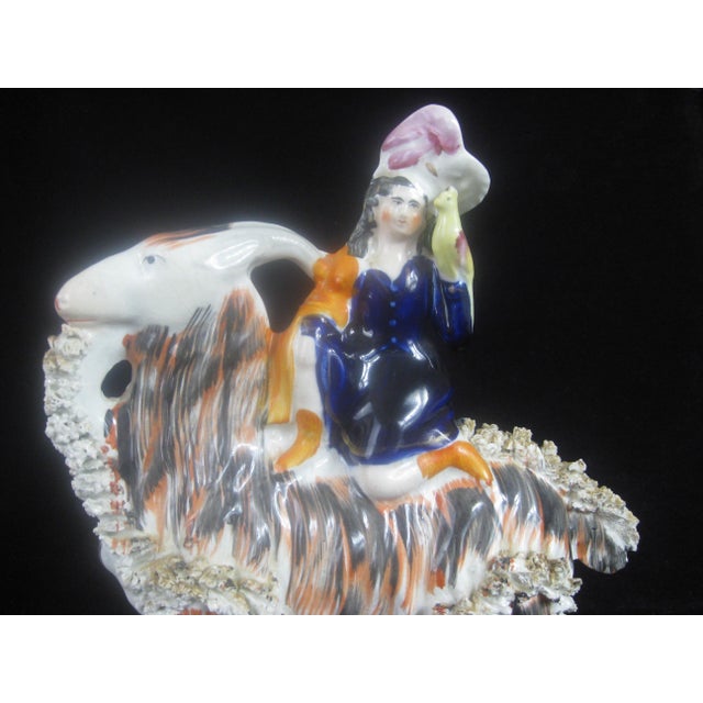 Victorian "Princess Royal on Billy the Goat", 1850's - England Staffordshire For Sale - Image 9 of 9