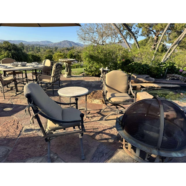 Mid-Century Modern Kreiss Capri Travertine End Table For Sale - Image 3 of 3