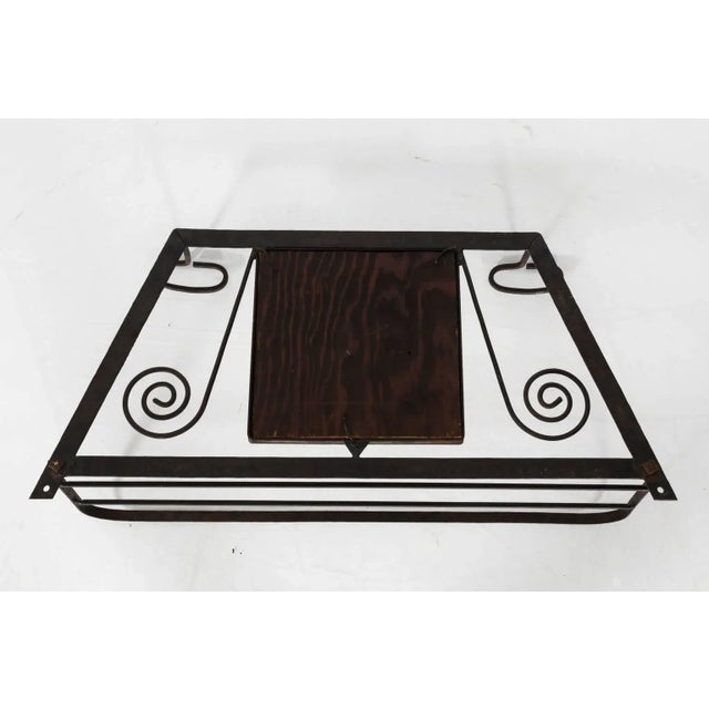 French Wrought Iron Wall Shelf For Sale In New York - Image 6 of 8