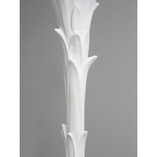 Palm Leaf Torchière or Floor Lamp in the Manner of Serge Roche For Sale - Image 11 of 12