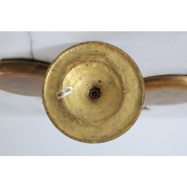 Metal Vintage Brass Scales of Justice For Sale - Image 7 of 9