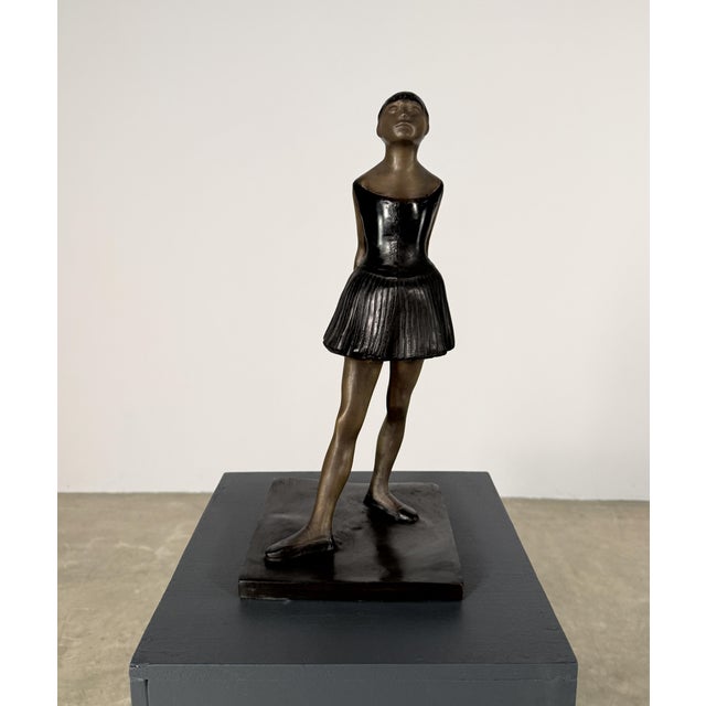 Bronze Ballerina Sculpture After Degas - 17” Tall For Sale In Dallas - Image 6 of 12