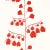 Contemporary Schumacher x Peg Norriss Bleeding Hearts Wallpaper In Red For Sale - Image 3 of 4