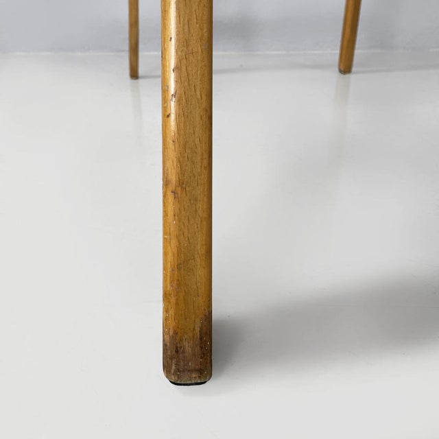 Mid-Century Modern Italian Wooden Ladder by Fabbrica Scale Alberti, 1960s For Sale - Image 16 of 18