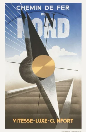 1980s After Adolphe Cassandre Chemin De Fer Du Nord Lithograph Poster