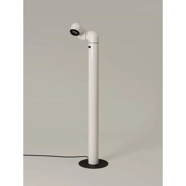 Contemporary White Tatu Floor Lamp by André Ricard For Sale - Image 3 of 8
