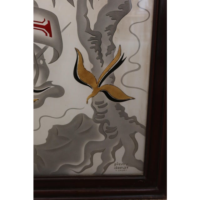 Silver Mirror by Pierre Dumas, 1930s For Sale - Image 8 of 9
