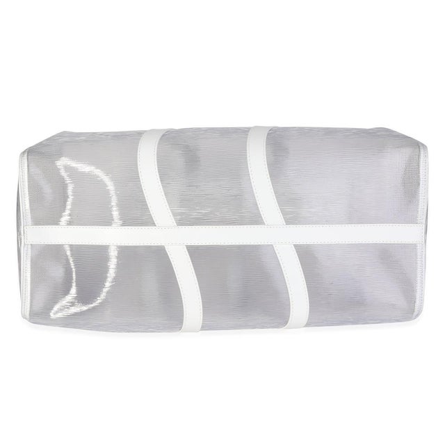 2010s Clear Epi PVC Wavy Keepall Bandoulière 50 For Sale - Image 5 of 7
