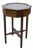 Late 20th Century Brandt Mahogany Octagon Curio Cabinet Display Case Vitrine Shadowbox Table 23" For Sale