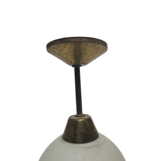 Art Deco Pendant Lamp, Poland, 1950s For Sale - Image 3 of 9