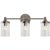 Ava Triple Sconce in Antique Nickel with Crystal Designer: Alexa Hampton Height: 9.25" Extension: 6" Backplate: 4.5" Round...