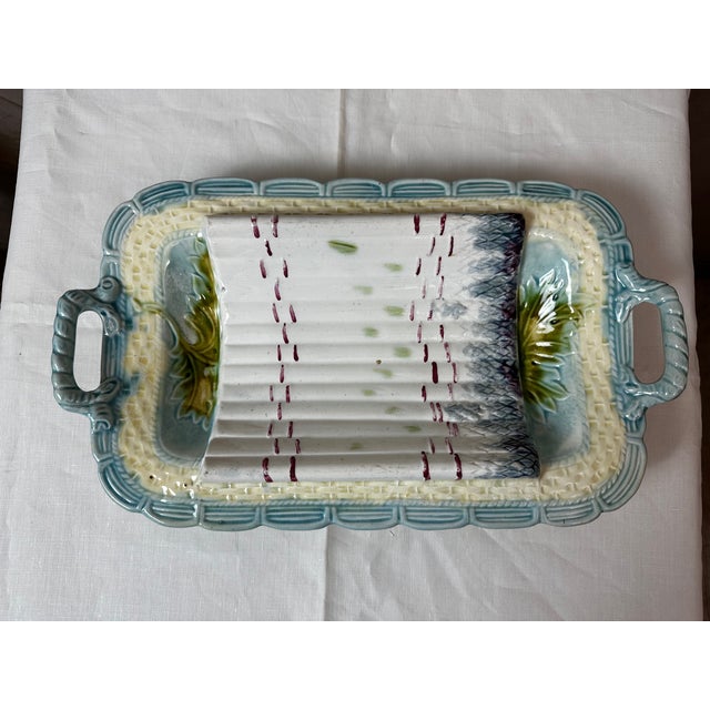 Asparagus Dish in Ceramic For Sale - Image 10 of 11