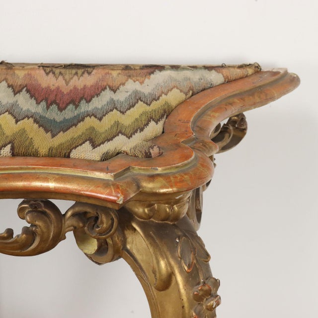 Antique Teardrop Console Table For Sale - Image 4 of 11