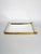 Art Deco wooden and mirrored tray, France, 1940s, an elegant piece with a structured and refined design. It is...