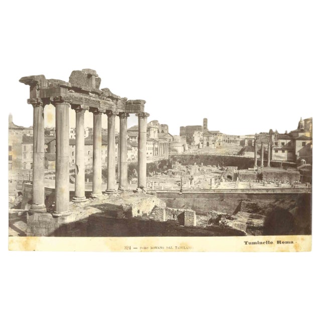 Ludovico Tuminello, Roman Forum, Vintage Photograph, Early 20th Century For Sale
