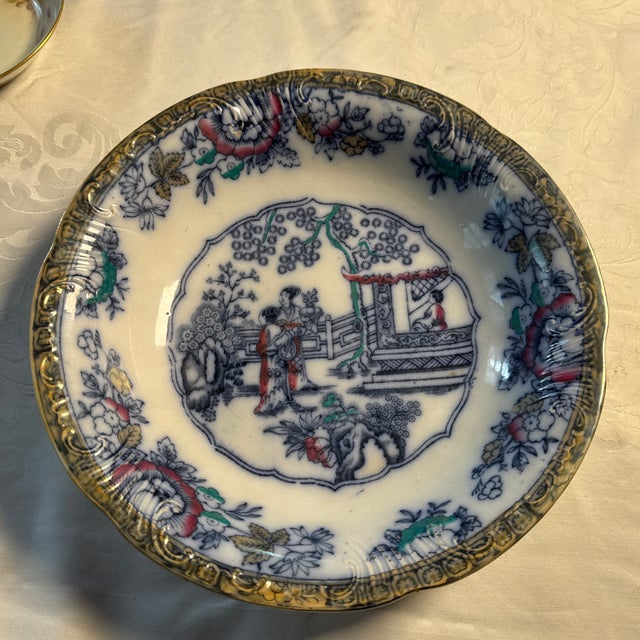 Late 18th Century Antique William Adams "Chinese Ching" Vegetable Serving Bowl For Sale - Image 5 of 5