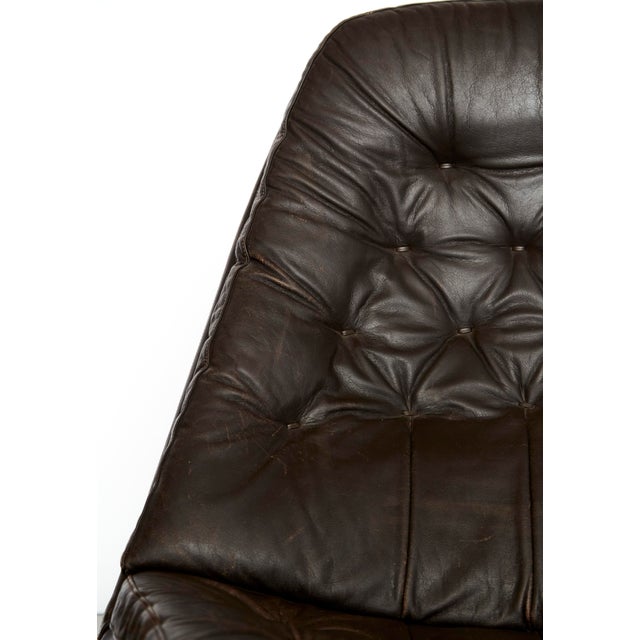 Set of MS-68 Swivel Lounge Chair and Ottoman from Madsen & Schübell, 1960s For Sale - Image 12 of 18