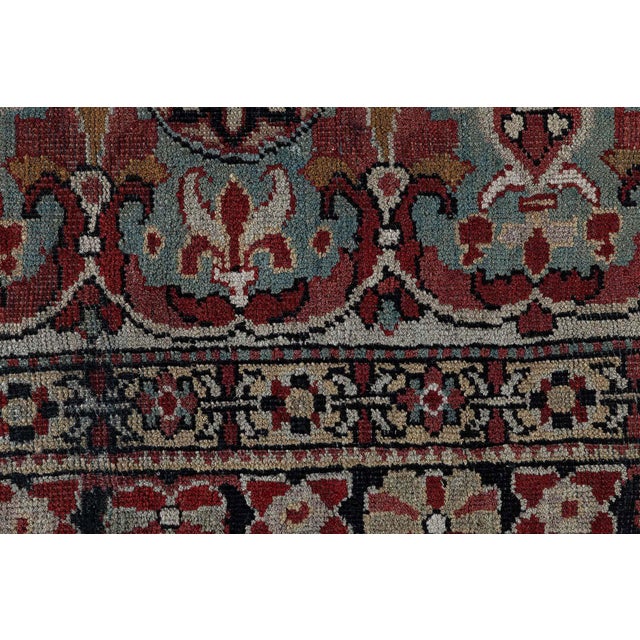 1910s Doris Leslie Blau Amritsar Indian Antique Warm Tan Rug - c. 1910 (Size Adjusted) For Sale - Image 5 of 10