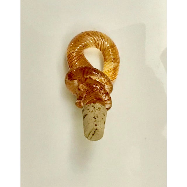1950s Hand-Blown Venetian Glass Bottle Stopper For Sale In Denver - Image 6 of 6
