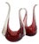 Bullicante Murano Glass Candleholders by Archimede Seguso, 1970s, Set of 2 For Sale