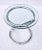 Mid-Century Modern Sculptural Chrome and Glass Side Table, Mid-Century Modern, 1970s For Sale - Image 3 of 6