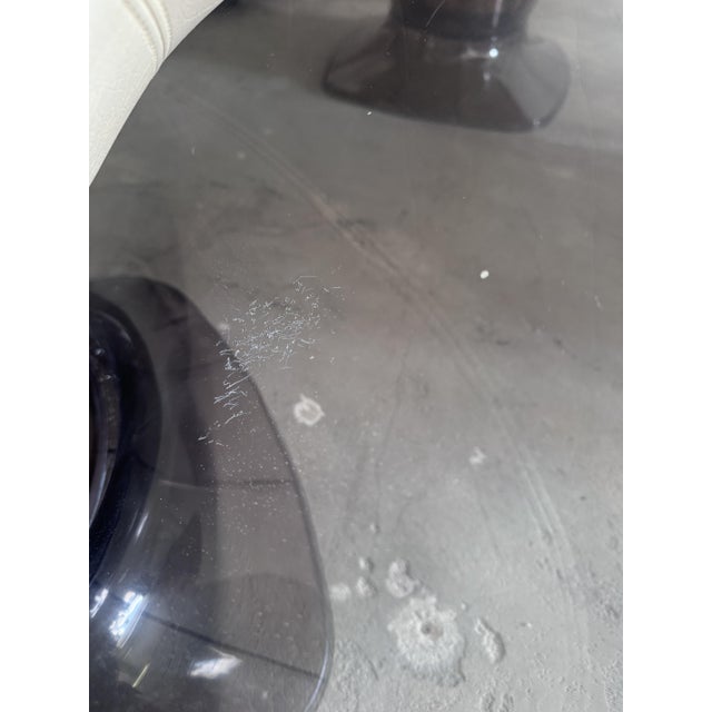 Vintage Lounge Chair in Acrylic and Leather by Raphaël Raffel, 1960s For Sale - Image 17 of 18