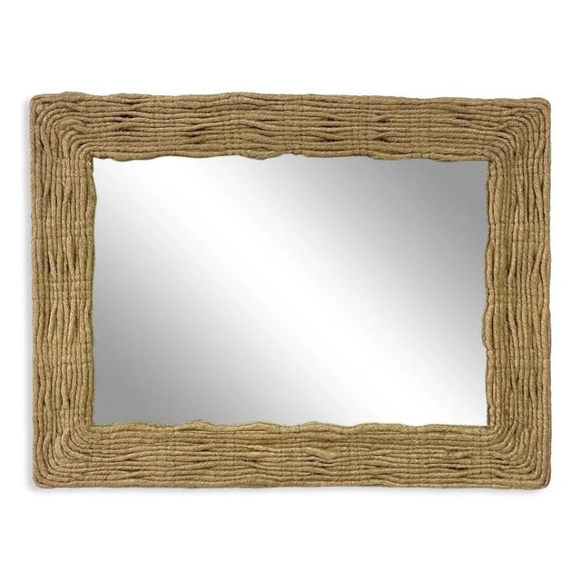 Textile Amani Mirror by Made Goods, 2010s For Sale - Image 7 of 9