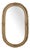 Oval Mirror in Gilt Frame, Poland, 1950s For Sale