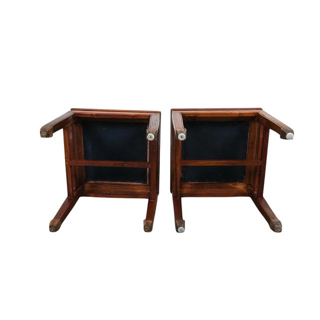 Vintage Chinese Carved Rosewood Dining Chairs 14 Available For Sale - Image 14 of 17