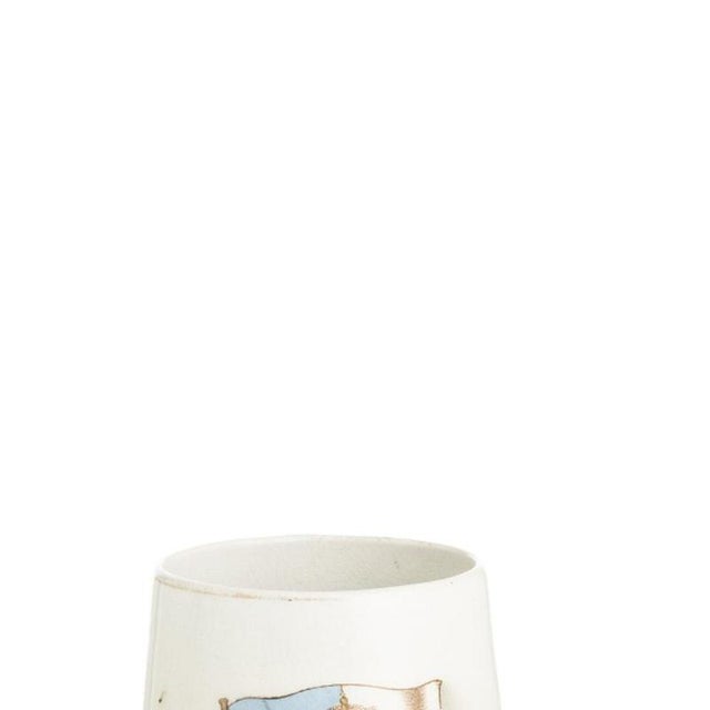 19th Century Earthenware Mugs from Massarelos, Set of 2 For Sale - Image 4 of 6