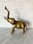 Antique Midcentury Large Solid Brass Elephant Figurine | Made in Korea For Sale - Image 4 of 4