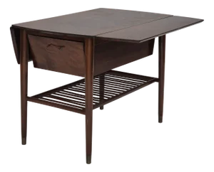 Vintage Danish Foldable Coffee Table, 1950s