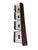 A handsome Pottery Barn wall-mounted storage organizer featuring four removable-style open wire baskets suspended beneath...
