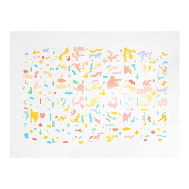 1988 “Garden” Serigraph Print by Roger Benedetti For Sale