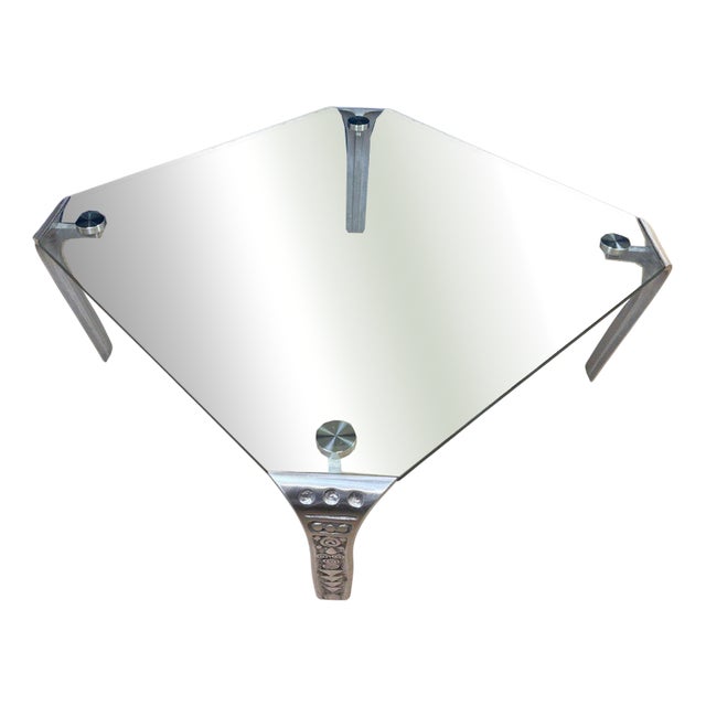 Coffee Table in Glass For Sale