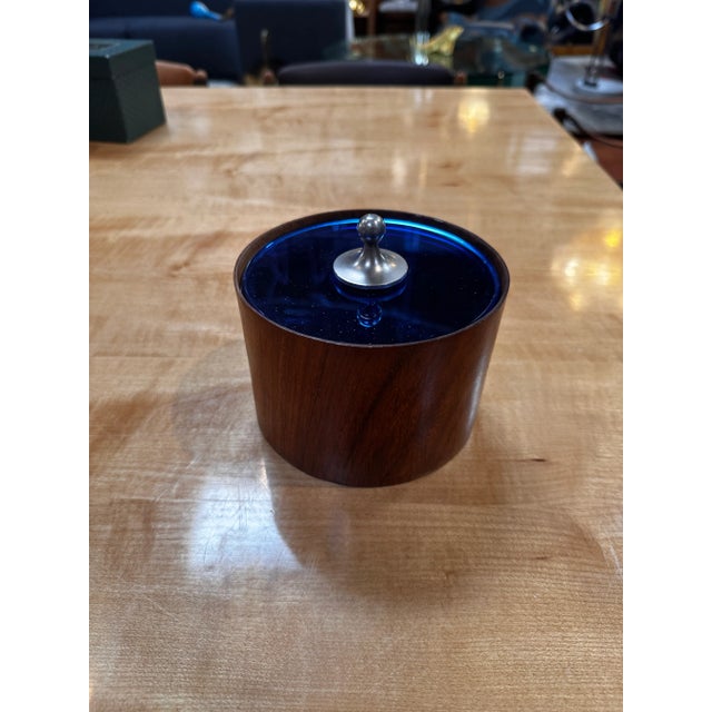 1970s Mid Century Italian Round Box 1970 For Sale - Image 5 of 5