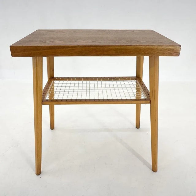 Vintage Side Table, Czechoslovakia, 1960s For Sale - Image 3 of 11