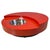 Vintage Revolving Coffee Table in Red Lacquer attributed to Mario Sabot, 1970s For Sale - Image 10 of 10