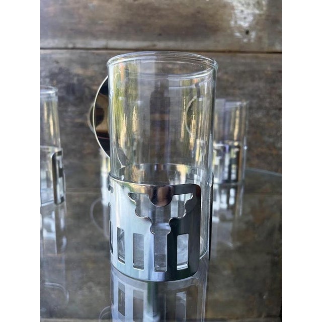 Glass Cups by George Sowden for Bodum, 1980s, Set of 4 For Sale - Image 4 of 14