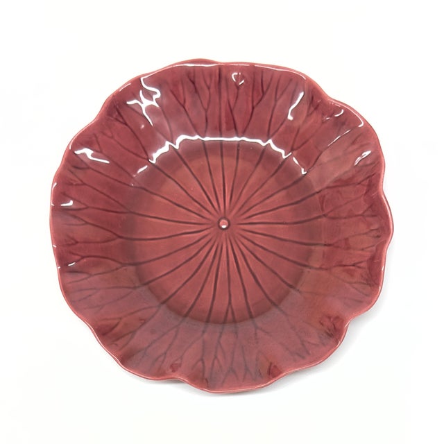 All Over Color Jewel-Toned Textured Ceramic Side Plate Curation - Group of 12 For Sale - Image 4 of 16