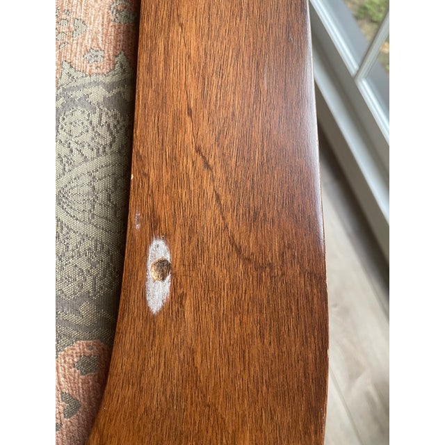 1940's Hand Carved Mahogany Club Chairs With Ottomans - 2 Sets For Sale - Image 12 of 12