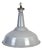 Large British Industrial Grey Enamel Factory Pendant Lamp from Benjamin, 1960s For Sale
