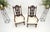 Pair of Carved Walnut Tall Backs New Upholstery Fireside Arm Side Chairs MINT! For Sale - Image 13 of 13