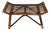 Vintage Bentwood Rattan Bench For Sale