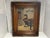 Wood Antique Folk Art Oil Painting: Young German Boy with Spoon For Sale - Image 7 of 9