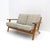 Mid-Century Modern Hans J. Wegner Sofa Model Ge-290/2, 1950 For Sale - Image 3 of 10